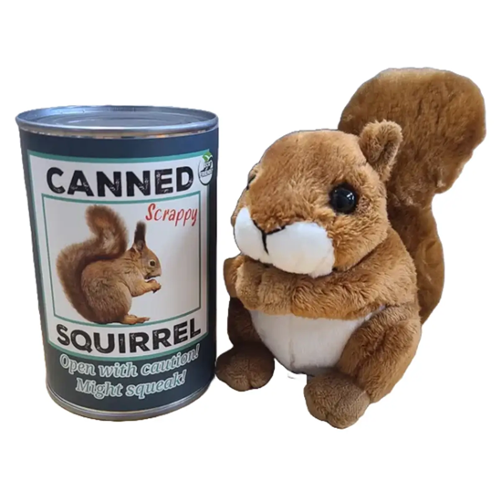 SQUIRREL IN A CAN